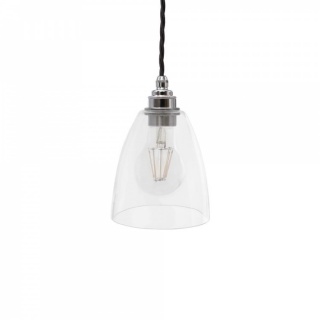 Dickens Clear Glass Pendant Light